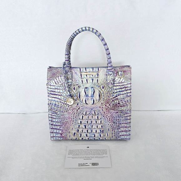 NWT Brahmin HARMONIOUS Large Caroline w/ Veronica Wallet !!GORGEOUS IRIDESCENT!! - Picture 2 of 16